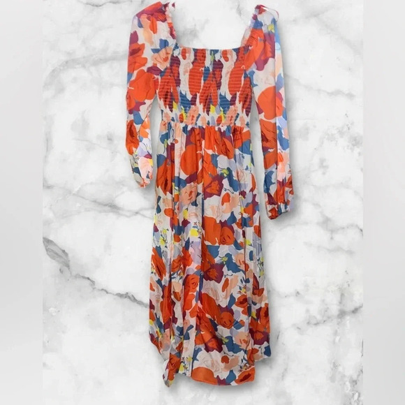 Shein shirred bodice dress. Size Medium - Picture 3 of 5